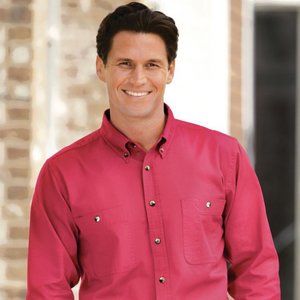 NWT Scandia Woods Long Sleeve Denim Twill Shirts